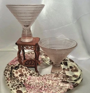 Fortessa Jupiter Schott Zwiesel Perlen Hobnail Pink Martini/Cocktail Brille - Bild 1 von 4