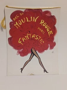 Fantástico folleto de cabaret programa Moulin Rouge Paris Showgirl - Imagen 1 de 6
