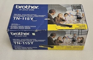 Genuine OEM Brother TN115Y Yellow High-Yield Toner Cartridge FACTORY SEALED - Picture 1 of 4