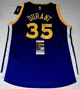 Kevin Durant signed Golden State Warriors Adidas Swingman Large jersey JSA - Picture 1 of 4