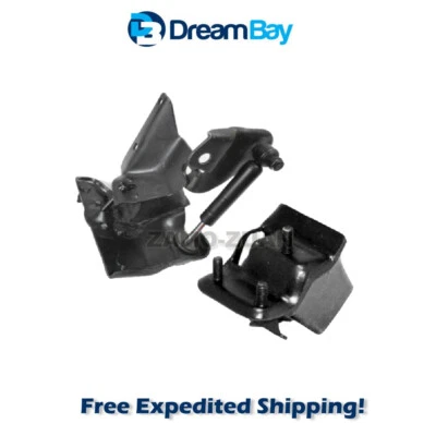 1994-1999 for Buick LeSabre 3.8L Front & Rear Left Transmission Mount Set 2PCS — 第 1/4 张图片