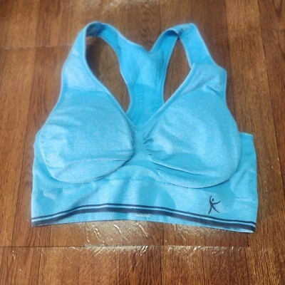 Sutiã esportivo Danskin tamanho grande pulôver azul - Imagem 1 de 4