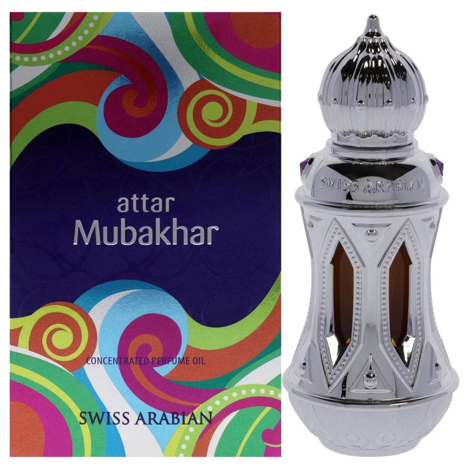 Óleo perfumado Attar Mubakhar da Swiss Arabian unissex - 0,67 oz - Imagem 1 de 1