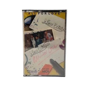 New Edition - All For Love (Cassette, 1985, MCA Records) NEW Sealed - Picture 1 of 5