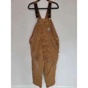 Carhartt Overalls Bibs Mens size 44 x 32 #11 - Picture 1 of 6
