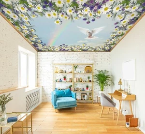 3D Regenbogen Chrysantheme 461 Geschäft Tapete Wandgemälde Selbstklebend Handel - Bild 1 von 5