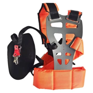 Trimmer Shoulder Strap Padded Belt Double For Brushcutters Strimmer Harness Part - Picture 1 of 6