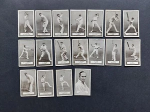 Gallaher Cigarette Card - Famous Cricketers Green Backs - Picture 1 of 37