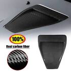 Real Carbon Fiber Hood Air Vent Scoop Cover For 2008-2015 Mitsubishi Evo 10Th