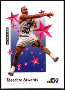 1991 SkyBox #511 Blue Edwards - Rising Star  FREE SHIPPING! - Picture 1 of 2