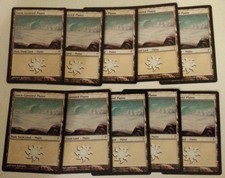 10X MTG Magic The Gathering Snow-Covered Plains LP/SP MTG Coldsnap Magic 10X