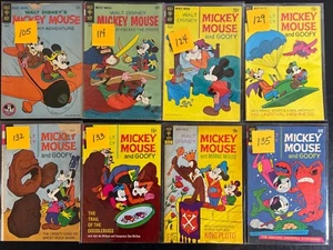 20x Fumetti Chiave Oro Disney TOPOLINO 105 114 124 129 132 133 135 GOOFY LOTTO 15 - Foto 1 di 6