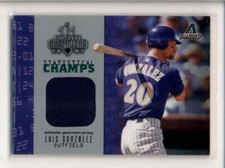 LUIS GONZALEZ 2003 DONRUSS CHAMPIONS STATISTICAL CHAMPS JERSEY #224/2 ID: 676334
