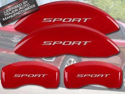 Ford Edge "Sport" 2015-2018 delanteras + traseras rojas MGP cubiertas de pinza de disco de freno 14" Foto 1 de 4