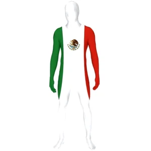 Mexico Original Flag MorphSuit Fancy Dress Costume XL- 5'10'' - 6'3'' Party Wear - Picture 1 of 2