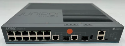 JUNIPER EX2200-C 12-PORT ETHERNET GIGABIT MANAGED SWITCH (mcF87) - Image 1 of 4