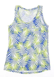Camiseta sin mangas básica modal geométrica multicolor M&Co para mujer talla 8 cuello redondo - hoja pr - Imagen 1 de 10