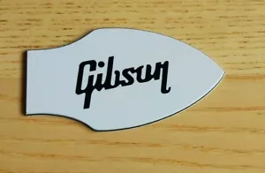 TRUSS ROD COVER GIBSON Flying V WHITE / BLACK LETTER - Photo 1/3