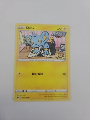 Pokémon TCG Shinx 039/159 Crown Zenith Regular Common Lightning Unlimited NM - Image 1 of 4