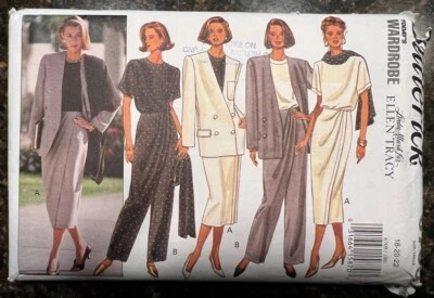 Butterick 6709 Todays Wardrobe Ellen Tracy Designer 1993 Pattern  18-20-22 Uncut - Image 1 of 3