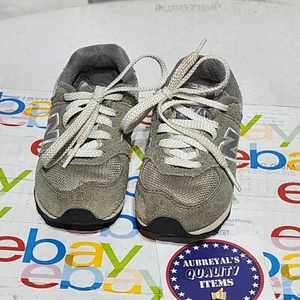 New Balance 574 Pre-School Kids Size 6.5 Gray Sneakers KL574GSI - Picture 1 of 10