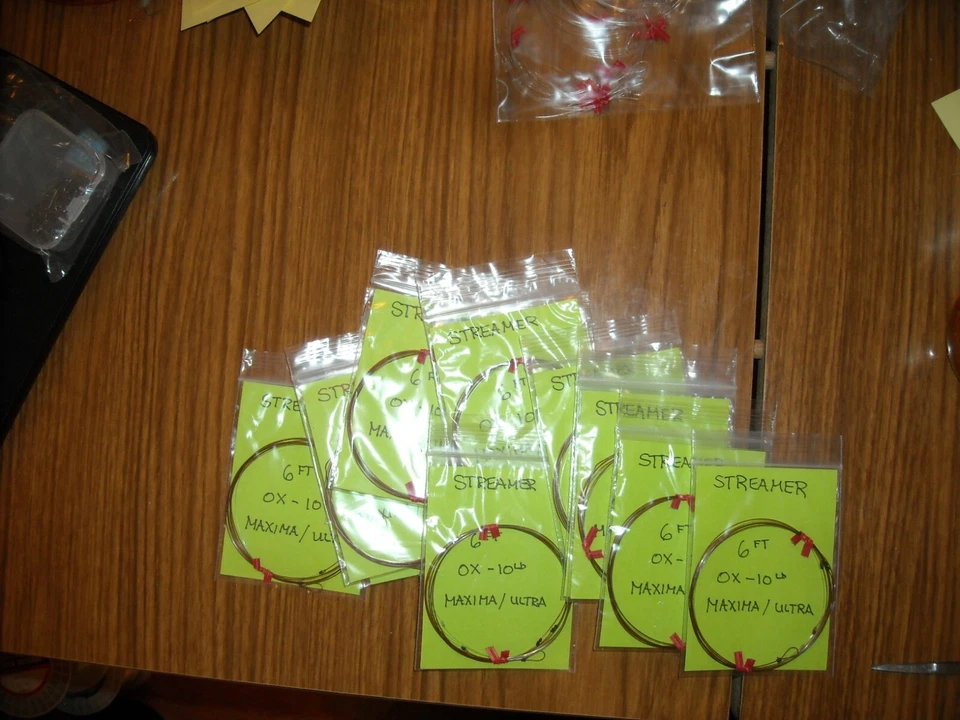 LÍDERES DE PESCA CON MOSCA, LÍDERES CÓNICOS. TRANSMISOR, DISEÑO PUNTA FREGADERO, 6 PAQUETES, ELECCIÓN Foto 1 de 1