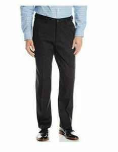 Haggar Men's Waist Pants Classic Fit Non Iron Wrinkle Free Hidden Comfort - Picture 1 of 8