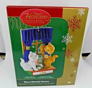 VTG - Carlton Cards Heirloom Ornament Merry Mischief Makers #11 in Series w/ Box - Picture 1 of 2