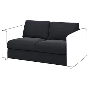 Ikea Vimle 2-Seat Section Cover - Saxemara Black-Blue 004.960.86 - Picture 1 of 3