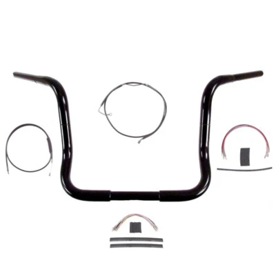 Kit de barra de suspensión Ape 2008-2013 Harley Electra Street Glide 1 1/4" negra 14" con ABS Foto 1 de 4