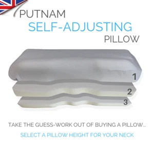 Self Adjusting Pillow - Orthopaedic ✔ NHS Recommended ✔ 3 Different Heights ✔ - Picture 1 of 8