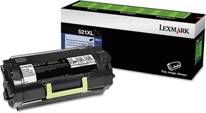 Lexmark 521XL Toner Cartridge - Black (52D1X0L) - Picture 1 of 3