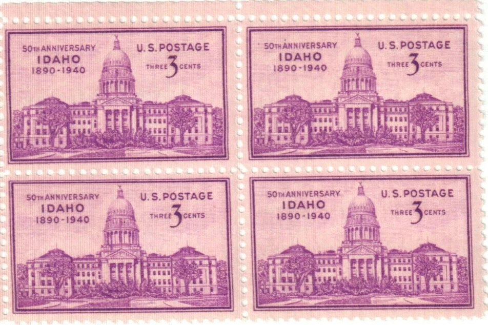 United States 3¢ Idaho Statehood Postage Stamp #896 Pack of 100 - Image 1 of 1