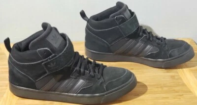  Zapatos de baloncesto ADIDAS Varial Mid negros para hombre talla 10 Foto 1 de 4