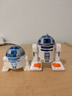 Two R2D2 Figures- 2004 R2 D2 and 2005 BK Squirt Gun- Star Wars Toys R2-D2