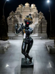 15 "Dios hindú Radha Krishna estatua templo hogar Pooja ídolo escultura religiosa - Imagen 1 de 7