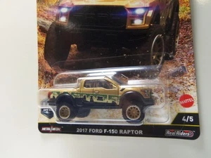 2025 Hot Wheels Car Culture 2017 Ford F-150 Raptor #4/5 - MONMC - Scala 1/64 - Foto 1 di 4