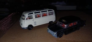 Siku V Serie Konvolut 2 x Modelle stärker bespielt. V201 Fiat Taxi, V220 - Bild 1 von 9