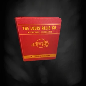 *RARE* Vintage Louis Allis - Service Manual ORIGINAL Binder - LOOK Industrial - Picture 1 of 13