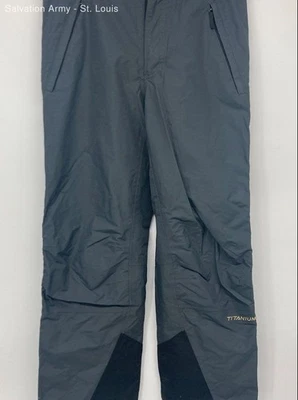 Pantalones de nieve Columbia Titanium Omni-Tech grises resistentes a la intemperie talla mediana Foto 1 de 4