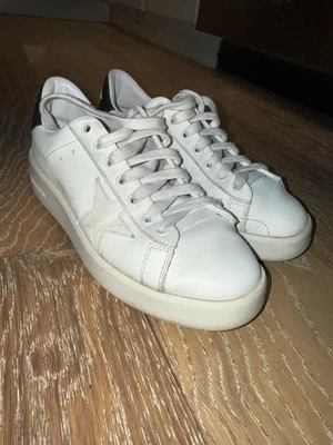 Golden Goose All White Sneakers 37/7 Women’s - Image 1 of 4