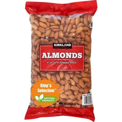 King's Selection x Kirkland Signature Whole Almonds - 3Pounds (in King's - Image 1 of 4