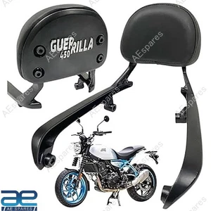 Schienale Posteriore Passeggero Con Cuscino Nero Per Royal Enfield Guerrilla 450 - Picture 1 of 3