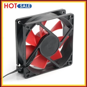 8cm Computer Cooling Fan 3Pin+4Pin Quiet CPU Cooler Chassis Case Water Fan - Afbeelding 1 van 2
