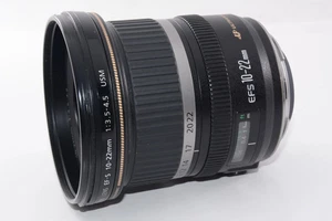 Lente zoom ultra gran angular de grado exterior Canon EF-S10-22 mm F3,5-4,5 USM usado - Imagen 1 de 6