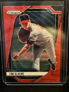 Tom Glavine 2025 Panini Prizm Ruby Red Wave Prizm #137 - Atlanta Braves - Picture 1 of 2