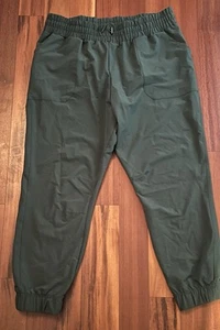 All In Motion Women's Active Light Mid-Rise Cargo Joggers Green Size XL - Picture 1 of 3