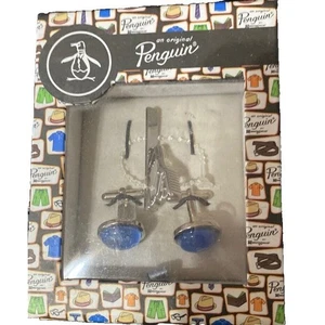 Gemelos vintage para hombre joyería pingüino clásico gemelo 1 par de eslabones de camisa - Imagen 1 de 1