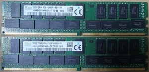 SKY hynix PC4-2133P 64GB 2x32GB 2Rx4 2133MHz SERVER RAM -HMA84GR7MFR4N - Picture 1 of 4