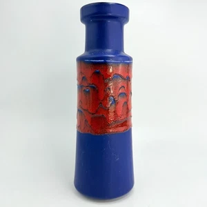 Scheurich Keramik Vase 205-32 Fat Lava West Germany Pottery 60er Jahre H 31,5cm - Bild 1 von 11